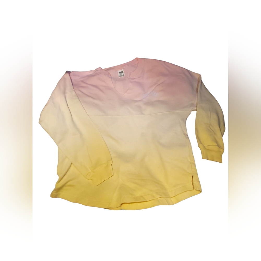 Victoria's Secret Pink Gradient Sweatshirt - Picture 5 of 8
